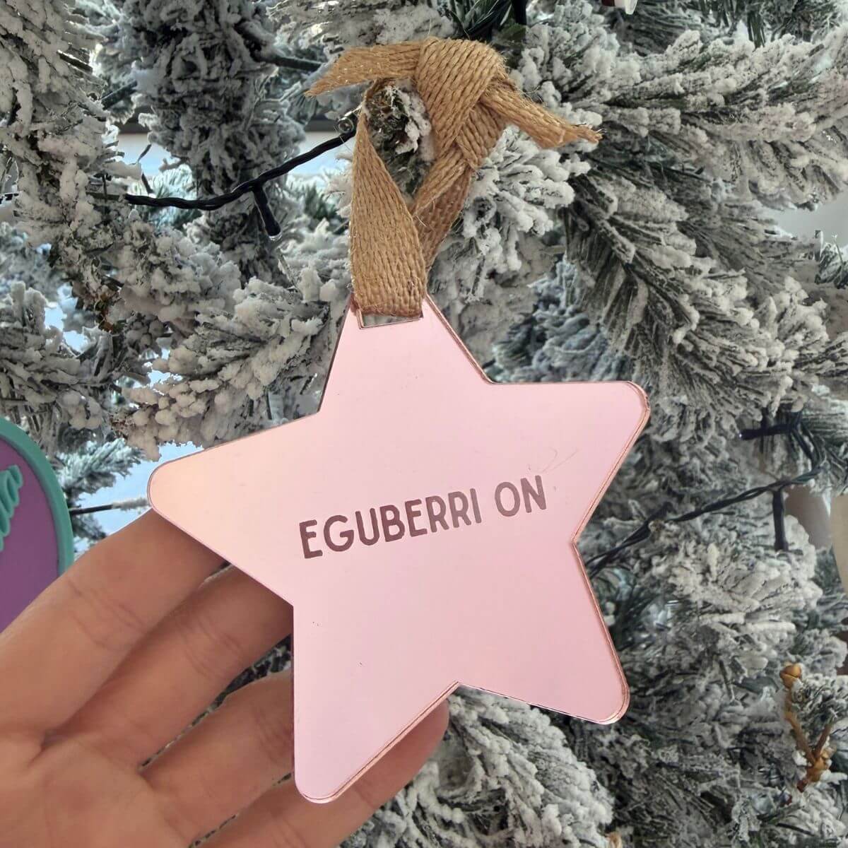ESTRELLA NAVIDAD ESPEJO PERSONALIZADA - Imagen 4
