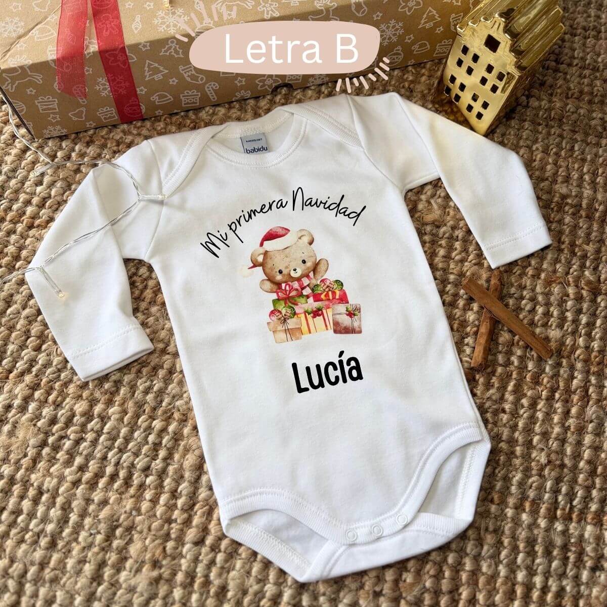 Body bebé Navidad personalizado con nombre Body de bebé personalizado para Navidad Body bebé personalizado Mi Primera Navidad Body navideño para bebé con nombre Body Navidad personalizado para bebé Body de bebé para Navidad personalizado con nombre