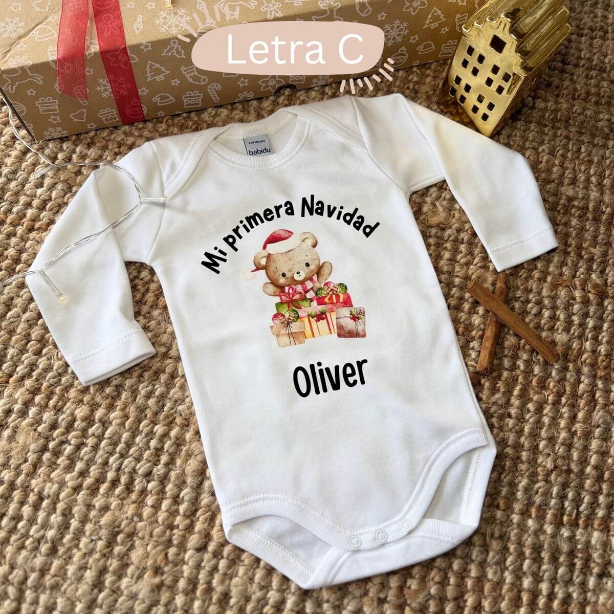 Body bebé Navidad personalizado con nombre Body de bebé personalizado para Navidad Body bebé personalizado Mi Primera Navidad Body navideño para bebé con nombre Body Navidad personalizado para bebé Body de bebé para Navidad personalizado con nombre