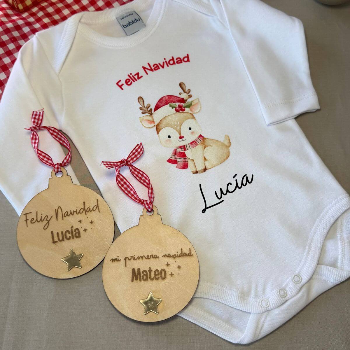 Body bebé Navidad personalizado con nombre Body de bebé personalizado para Navidad Body bebé personalizado Mi Primera Navidad Body navideño para bebé con nombre Body Navidad personalizado para bebé Body de bebé para Navidad personalizado con nombre pack body bola navidad personalizado